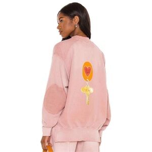 BOYS LIE Key To My Heart Crewneck in
Pink One Size